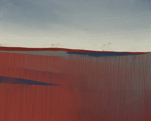 Red Earth Horizon by MANSI SAXENA