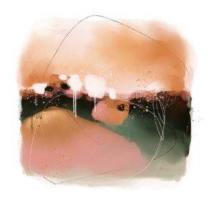 Soft Abstract Horizon by MANSI SAXENA