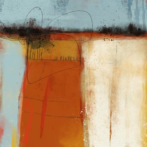 Warm Abstract Forms by MANSI SAXENA