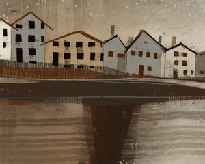 Winter Village Reflection by MANSI SAXENA