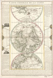 General Map of the Earth by M. Flecheux