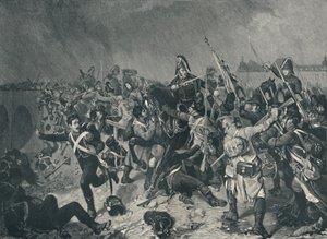 Battle at Znaim, July 11, 1809, 1896 by M. Haider
