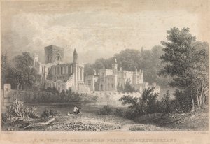 North West View of Brenckburn Priory, Northumberland by M. J. Starling