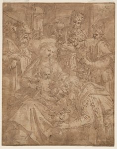 Adoration of the Magi by Maarten de Vos