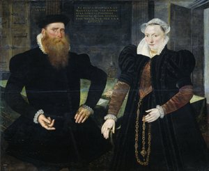 Portrait of Gillis Hooftman by Maarten de Vos