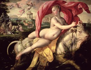 The Rape of Europa by Maarten de Vos