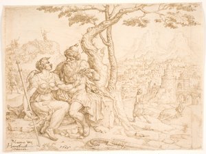 Judah and Tamar by Maarten van Heemskerck