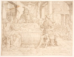 The Fall of Haman by Maarten van Heemskerck