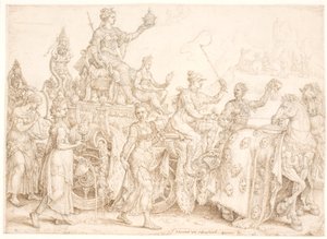 Triumphal Chariot. Opulentia (Riches)