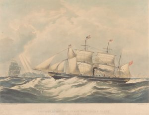 Auxiliary Screw Iron Steam Ship 