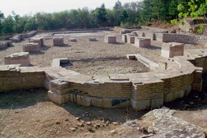 Excavations of the basilica