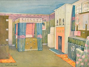 The Decoration of a Small Bedroom by Mackay Hugh Baillie Scott