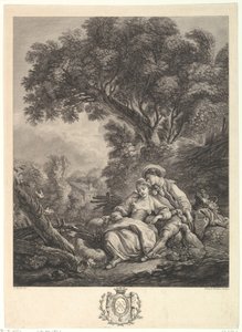 Are They Thinking of the Sheep, late 18th century by Madame Jourdan