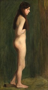 Studio Nude in Green