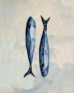 Sardines In Blue by Madison Phipps