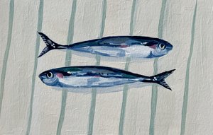 Two Blue Fish by Madison Phipps
