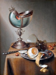 Still-Life with Nautilus Cup by Maerten Boelema de Stomme