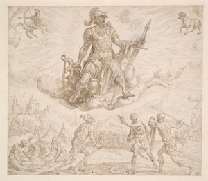 Mars, the Choleric Temperament by Maerten van Heemskerck