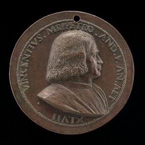 Vincenzo Malipiero, Venetian Patrician, Brother of Francesco [obverse] by Maffeo Olivieri