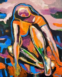 Colorful Abstract Woman