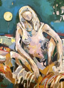 Relaxed Blonde Figure