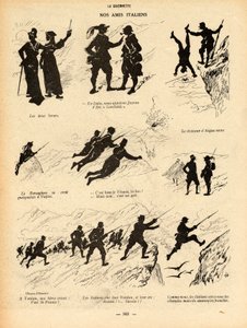 La Baionnette, Satirical in B & W