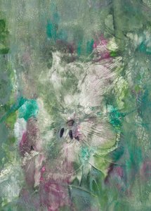 Abstract Green Bloom