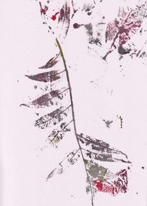 Dark Leaf Impressions by Maira Ribena