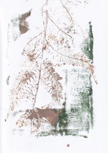 Earthy Fern Impressions by Maira Ribena