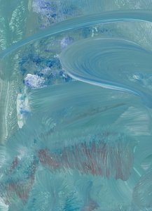 Fluid Blue Abstract