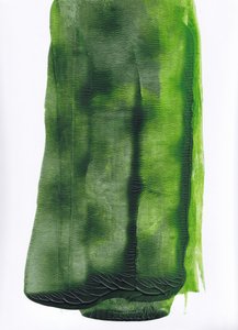 Fluid Green Abstract by Maira Ribena