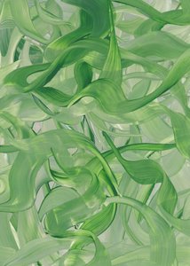 Fluid Green Swirls by Maira Ribena