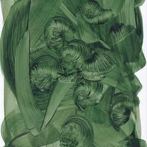 Lush Green Swirls by Maira Ribena