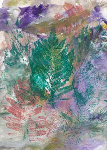 Vibrant Fern Impressions