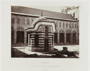 View of the Octagonal Dome in the Courtyard of the Great Mosque in Damascus (Syria) by Maison Bonfils