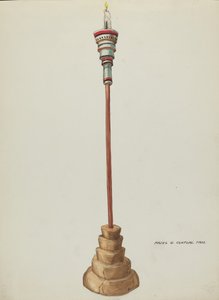 Holy Water Font, 1935-1942 by Majel G. Claflin