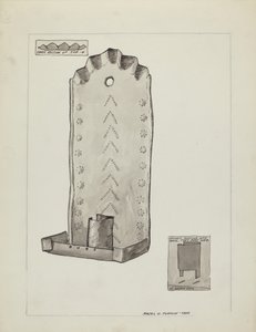 Tin Candle Sconce, 1935-1942 by Majel G. Claflin