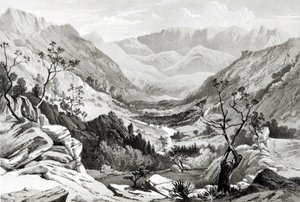 View Between Senafe and Rahaguddy Engraved by James Ferguson by Major A.G.F. Hogg