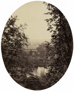 The Banks of the Severn, near Winterdyne by Major Francis Gresley