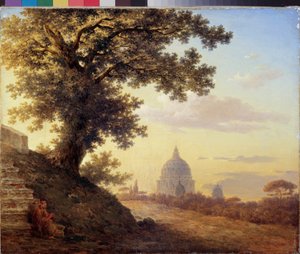 The Oak of Torquato Tasso by Maksim Nikiforovich Vorobiev