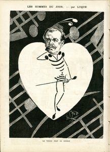 Illustration by Manuel Luque (1854-1919) in La Caricature (1880)