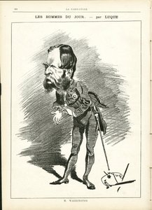 Illustration by Manuel Luque in La Caricature (1880) by Manuel Luque