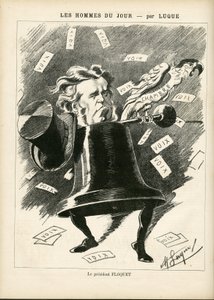 Illustration for the Cover of La Caricature (1880) by Manuel Luque