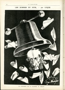 Illustration in La Caricature (1880) by Manuel Luque