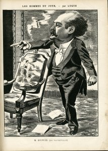 Illustration in La Caricature (1880) by Manuel Luque