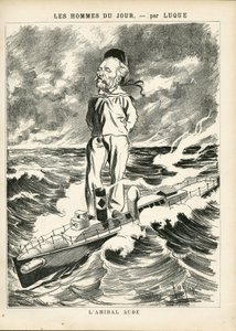 Illustration of Manuel Luque (1854-1919) in La Caricature (1880) by Manuel Luque