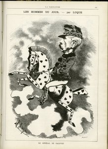 Illustration of Manuel Luque in La Caricature (1880) by Manuel Luque
