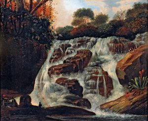 Great Tijuca Waterfall by Manuel de Araújo Porto Alegre