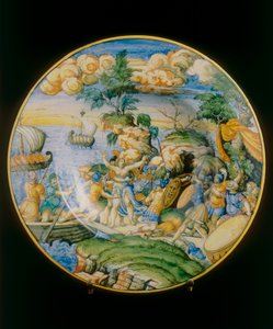 Rape of Elena, plate attributed to Marcantonio Raimondi, Museo Nazionale del Bargello, Florence by Marcantonio (attr.to) Raimondi