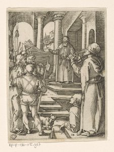 Christ before Pilate (Passion of Christ) by Marcantonio Raimondi